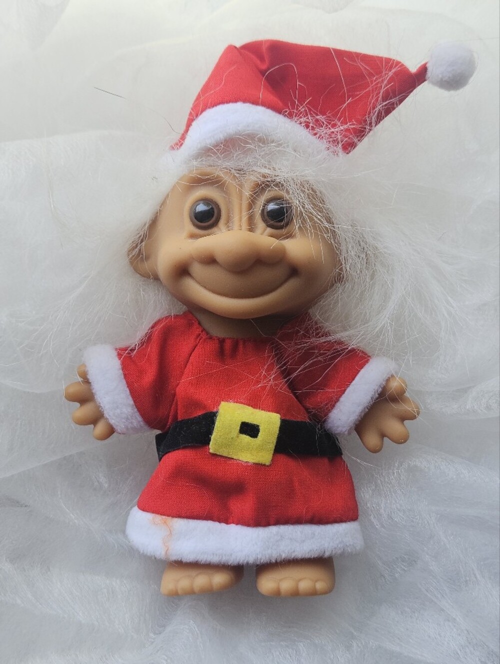 Cintage 1990s Russ Berrie Santa Claus Troll doll
